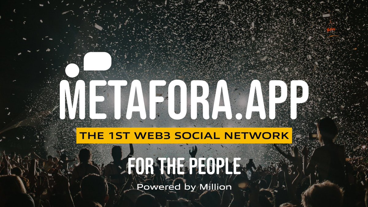 MetaforaWeb3's tweet photo. ✅ No data collecting  ✅No tracking ✅ Web address login ✅ Join the best new social network for the crypto community #CryptoNews #web3 https://t.co/diRFYARO6O $MM https://t.co/MGIeXeIDEU