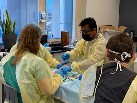 DpmNaren's tweet photo. It was great to learn and teach #podiatry residents at @Intermountain in Salt Lake City today! We went over several lower extremity flaps. Here's to future of podiatry! #woundcare #surgery #actagainstamputation #limbsalvage @ArizonaPodiatry https://t.co/eSIrazXXGf