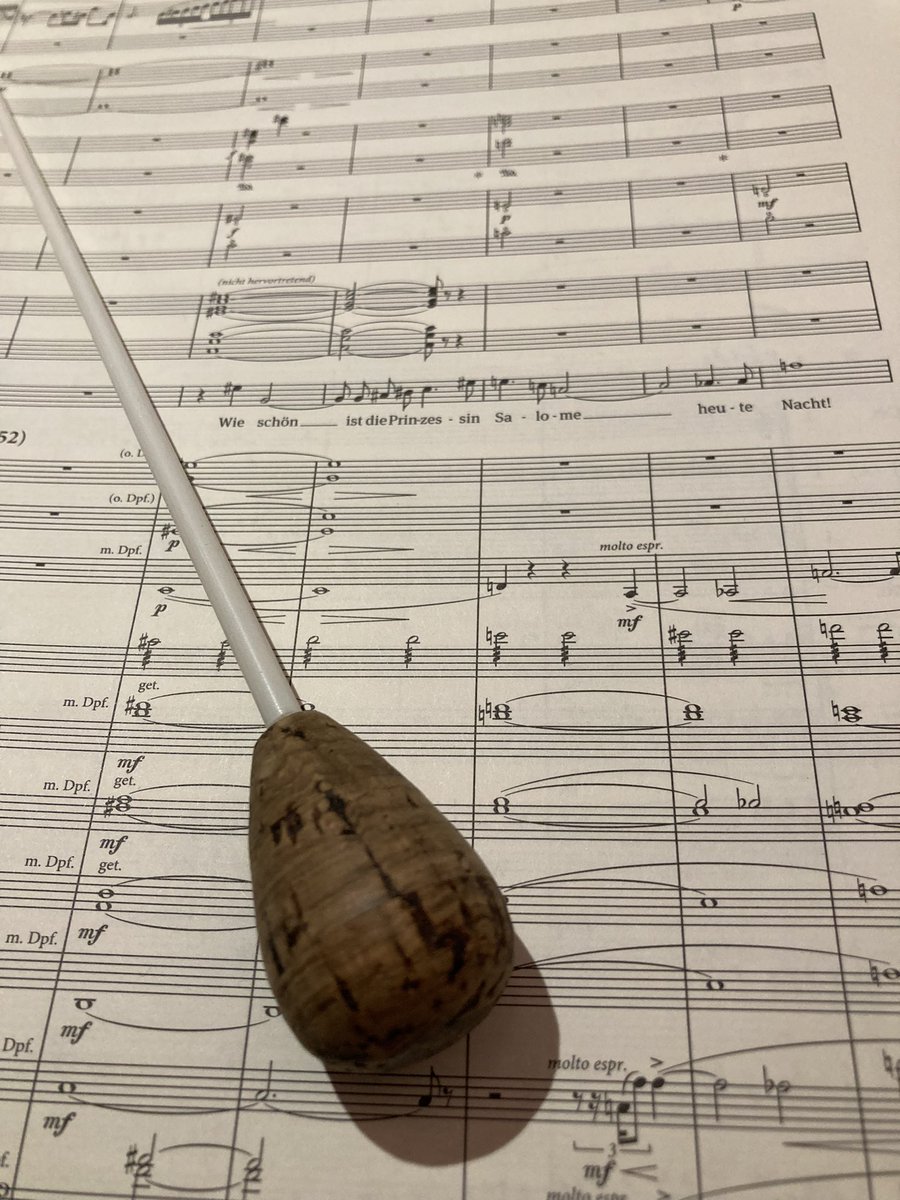 corn_iusmeister's tweet photo. After our concert in Copenhagen was cancelled I will be able to conduct the #Salome première @DutchNatOpera on Feb 6. Took my baton and concert suit and chaught the train to rehearse w/ @rdamphil, Thomas #Blondelle, Doris #Soffel, Jennifer #Holloway, Brian #Mulligan. Great joy! https://t.co/raZ2ix04dX