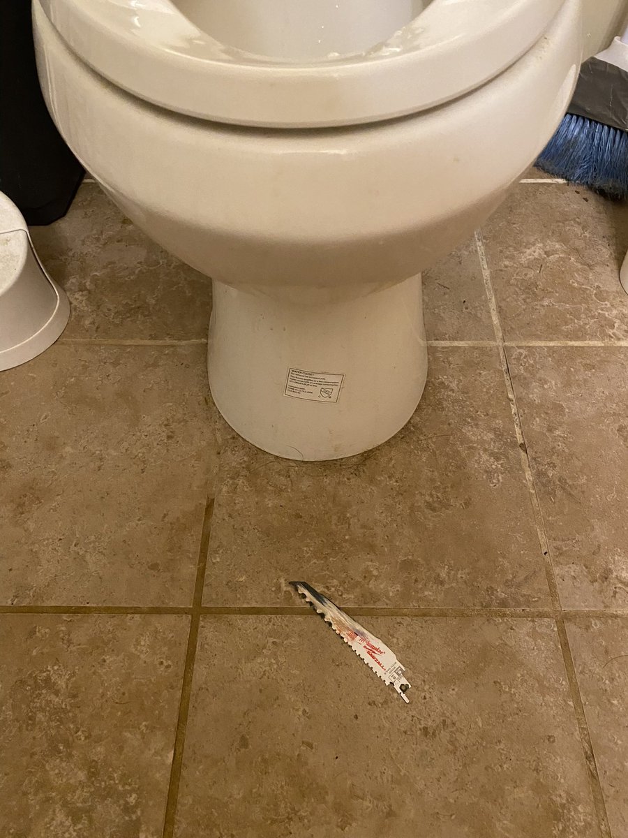 Flopped my coveralls down to take a leak and received a heart attack from a loud metal clang. Apparently, I forgot about the saw blade in my pocket. That’s all well and good, but I came to piss and now I’ve shat me self.