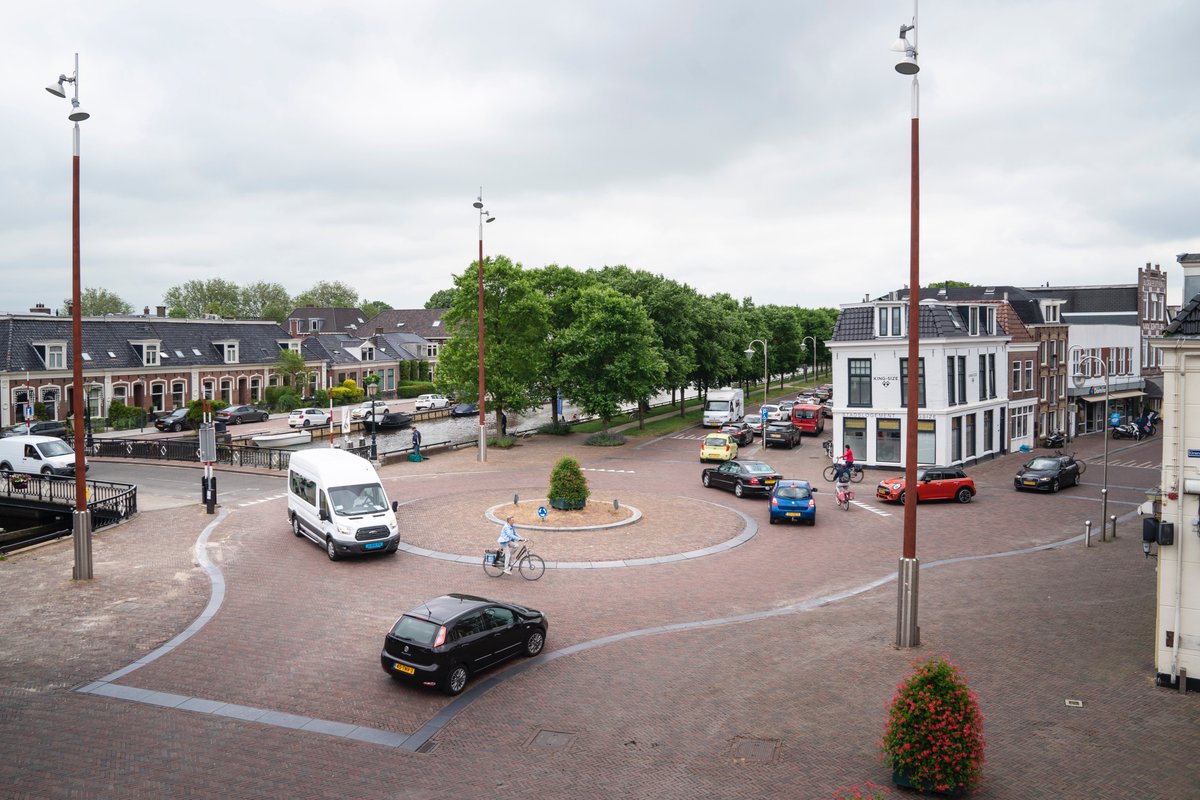 Prins Hendrikkade in Sneek #sharedspace #dielderomte