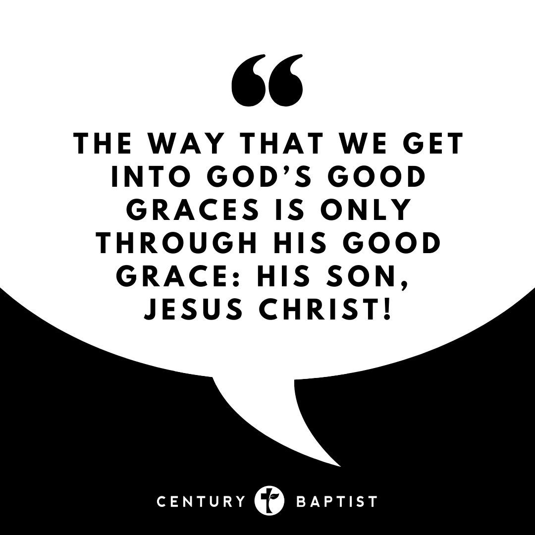 CenturyBaptist's tweet photo. In a world that says you can earn your salvation and your love from God through good deeds and achievements, the Word of God says otherwise. The way that we get into God's good graces is only through his good grace: His son, Jesus Christ!

#liveunhindered #kingjesus #truegospel https://t.co/CSFT6SbhCK