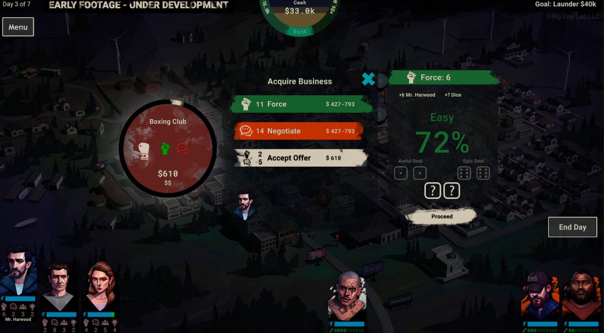 Capture business - strike deals - pay your debt!

❤️Wishlist store.steampowered.com/app/1724540/We…
🕹️Join us in discord! 
discord.gg/ZsCjdUZyUA

#indiedev #indiegame #madewithunity #gaming  #indie #gamedev