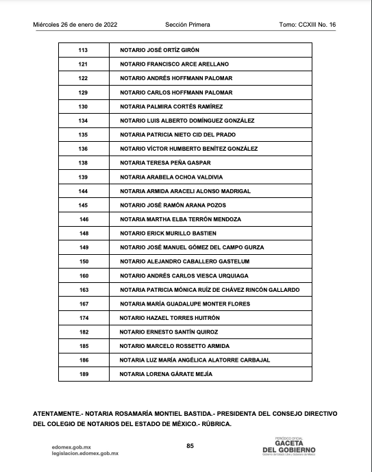 alcco_mx's tweet photo. La Gaceta de Gobierno del @Edomex, publicó este 26 de enero de 2022, el registro de los #notarios que se desempeñan como #MEDIADORES para esta entidad.

La compartimos. 
https://t.co/OZ8vEWcFMt https://t.co/mnrtlsBD5m