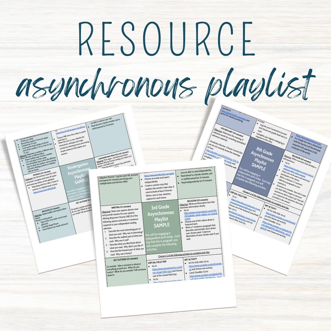 O4Excellence's tweet photo. Did you seethis week’s resource from our team?
This resource can be used to develop a pre-planned, free-standing asynchronous playlist. 
Async playlists can assist in providing continued learning opportunities for students either on or off-campus.
Post your Playlist &amp; tag us! https://t.co/n5UU9V6Oej