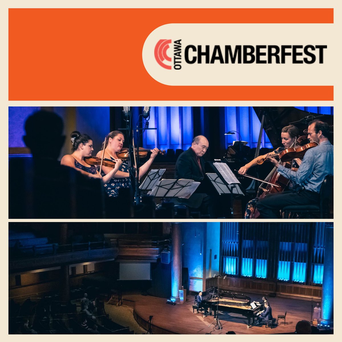 CanadaClassical's tweet photo. Meet Ottawa Chamberfest, July in January 2022 Member!

Founded in 1994, Chamberfest began as an annual summer festival and has grown to include a year-round concert series and rich portfolio of community programming.

https://t.co/wWgzzc4c5z https://t.co/3U9bYBSe1X