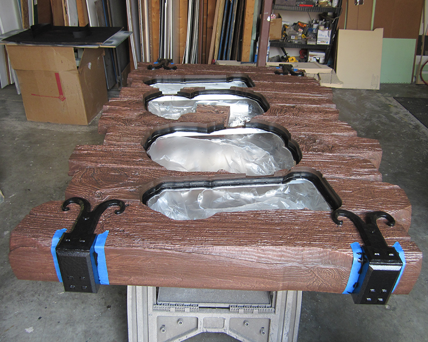 PrecisionBoard's tweet photo. This eye-catching piece was CNC-routed from Precision Board PBLT-30 and features hand-carved wood grain to match the saloon theme and LED lights. Swipe to see the progress!
#precisionboard #coastalenterprises #hdu #hduboard https://t.co/osKunByo62