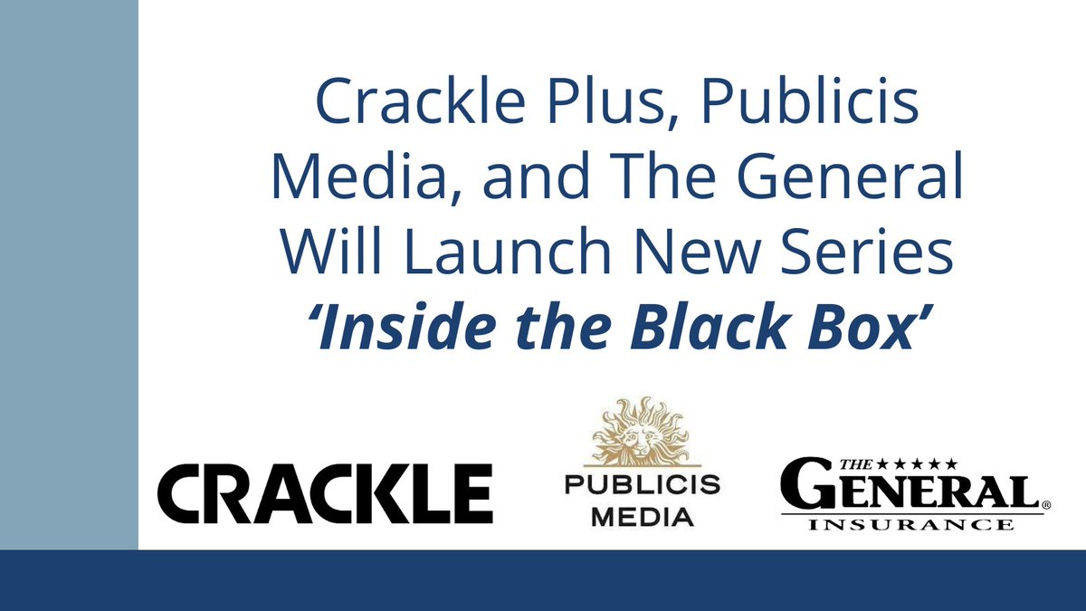 .@Crackle_Tv has entered into a multi-year agreement with APX Content Ventures and <a href="/PublicisMedia/">Publicis Media</a>. “Inside the Black Box” is set to be the first of many co-produced programs. bit.ly/3o4ikd0  #CSSE