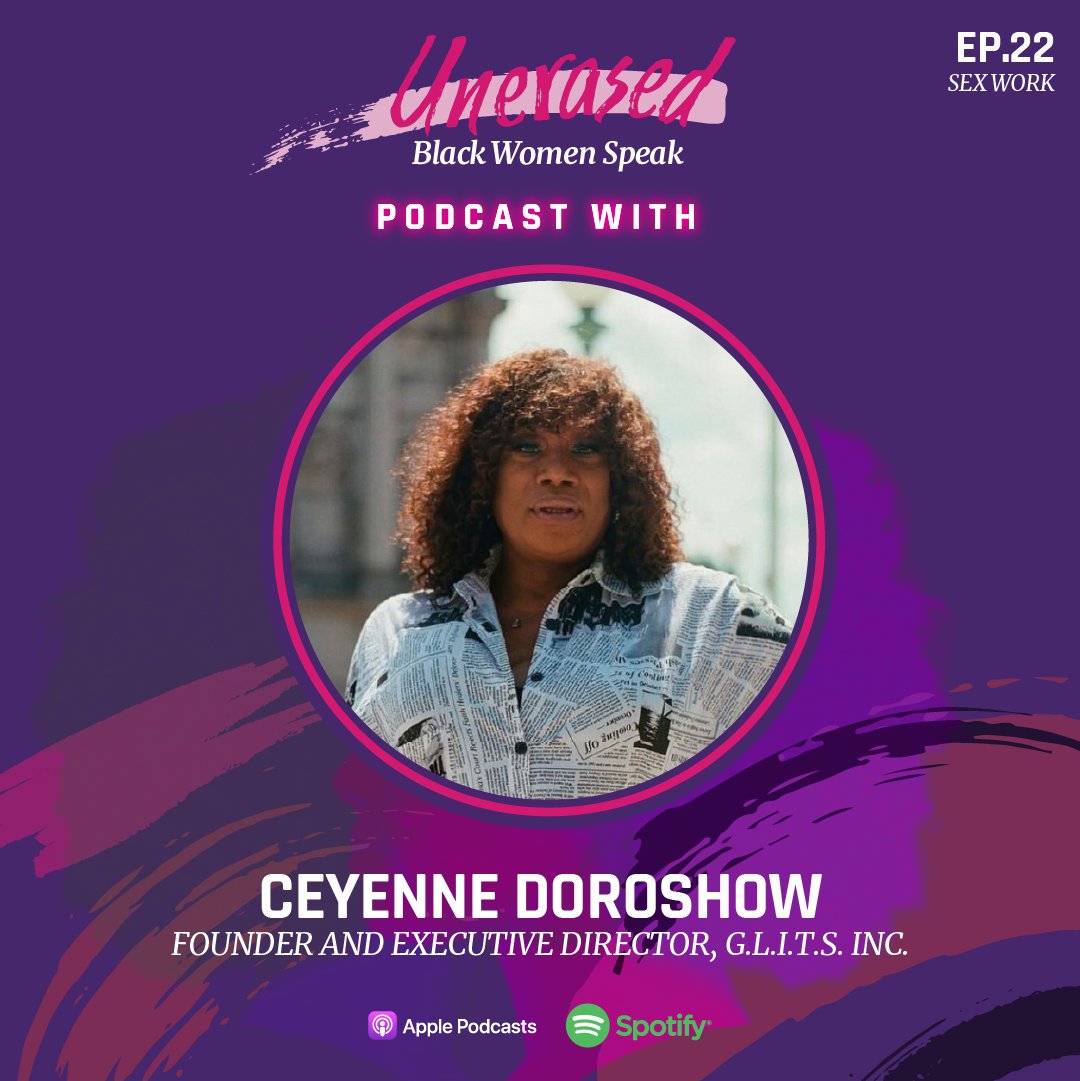 What are the lived realities of sex workers, especially Black and Brown women and femmes? We explore sex work and hear from experts, activists, and sex workers on the latest <a href="/UnerasedBWS/">Unerased BWS</a> episode.

🎧Tune in and listen right now! unerasedbws.com/lets-talk-abou… #UnerasedBWS #PodcastLife