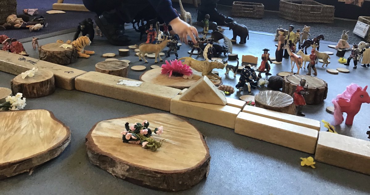 EYFSStMargaret1's tweet photo. No better place to teach than Reception who else has a classroom that can be turned into a magical, mystical adventure filled world where new stories are waiting to be told... #eyfs #smallworld #imagination #creativity #enablingenvironments #receptionlife https://t.co/bKUuUrtWaA