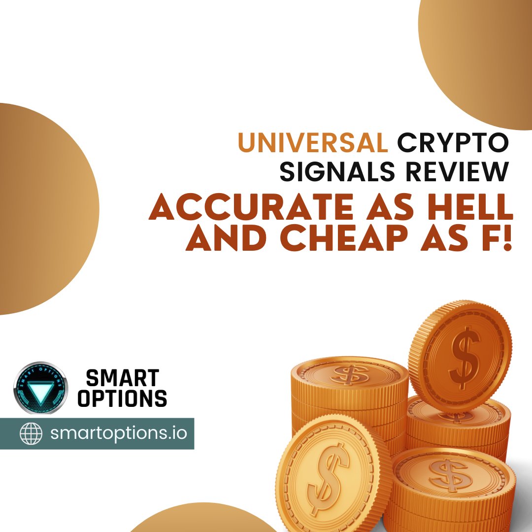 smartoptionsio's tweet photo. UNIVERSAL CRYPTO SIGNALS REVIEW-
ACCURATE AS HELL AND CHEAP AS F!
Get a 20% Discount on a subscription!!
Check out👉https://t.co/ZqMGGMxPbI
#Crypto #cryptocurrency #cryptotrading #universalcrypto #cryptonewsdaily #Blockchain https://t.co/B8lMlQEbJp