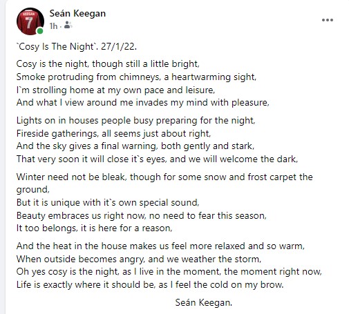 looprevil05's tweet image. A poem I wrote today. Recently I was walking and night was closing in. I noticed smoke coming from chimneys and lights on in houses. There was a beautiful sky and it all looked so Cosy. :)