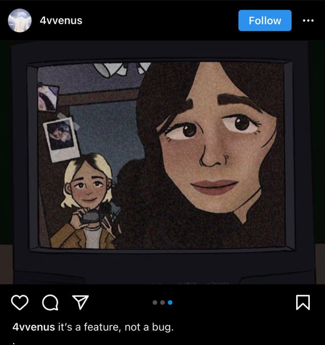 MichaelNarducci's tweet photo. "It's a feature, not a bug." #Archive81 Fan art! #PineappleFanta #TerrorInTheAisles Gorgeous instagram art by #4vvenus https://t.co/mHRfyb8lFL