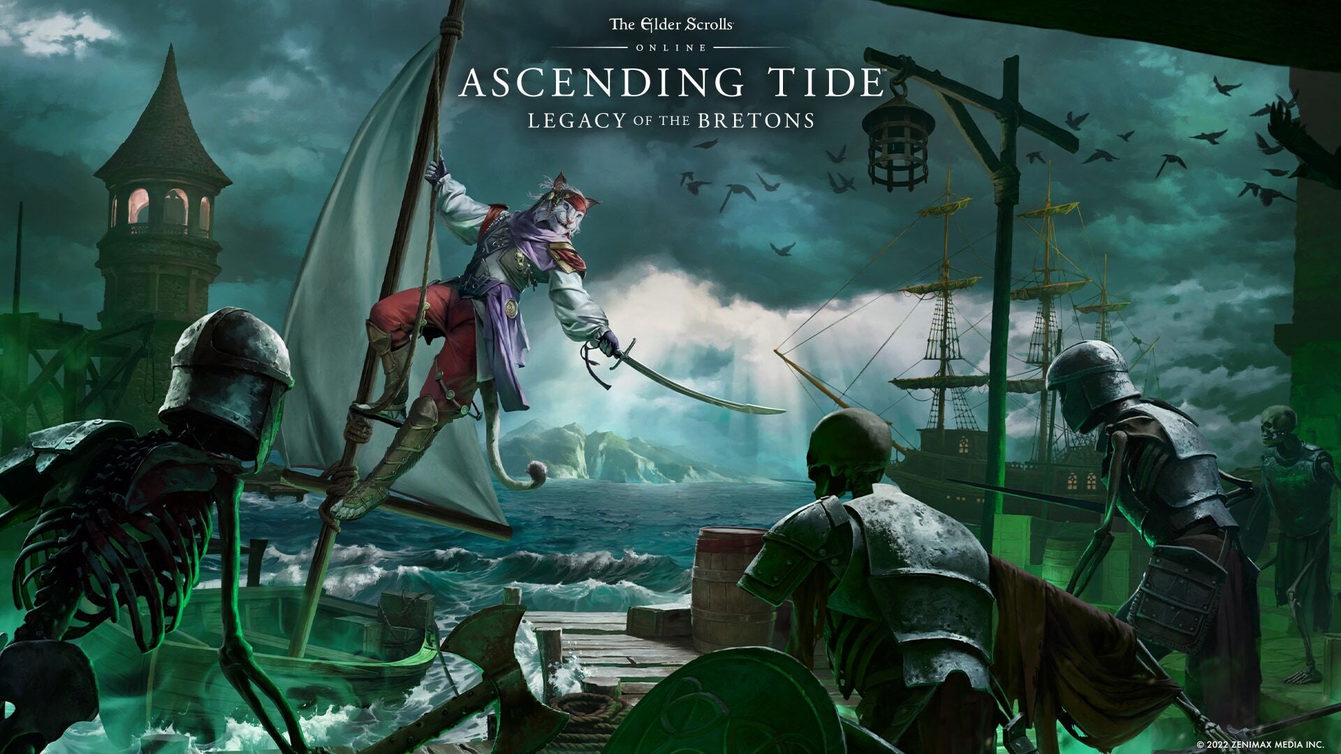 The Elder Scrolls Online on Twitter: "We're kicking off the  #LegacyOfTheBretons story in March with The Ascending Tide DLC, which adds  two new dungeons to ESO. The year-long story will unfold across