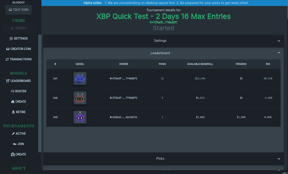 Alpha testing is going well as we prepare to launch on <a href="/SX_Network/">SX Network 🦈</a> - head into our discord to check out the platform! discord.gg/jY4w9s9eYG