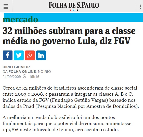 A crise do sistema aéreo ocorreu em função do crescimento exponencial de passageiros gerado pela ascensão da "classe C". Durante o governo Lula, 36 milhões de pessoas saíram da miséria e 60% dos brasileiros tiveram incremento em sua renda.2/22