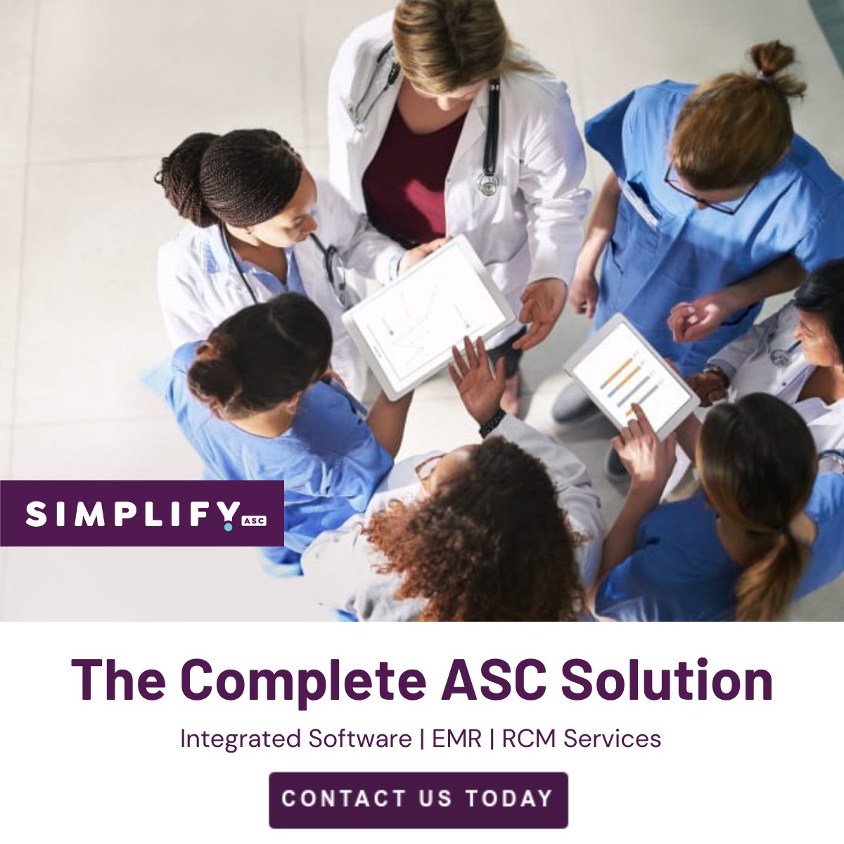 Simplify ASC's all-in-one platform helps #ASCs succeed by improving efficiency and profitability. It is a complete software and revenue cycle management solution that's proven by decades of ASC expertise. Resolve to make 2022 the year you upgrade. hubs.la/Q0130Y1q0