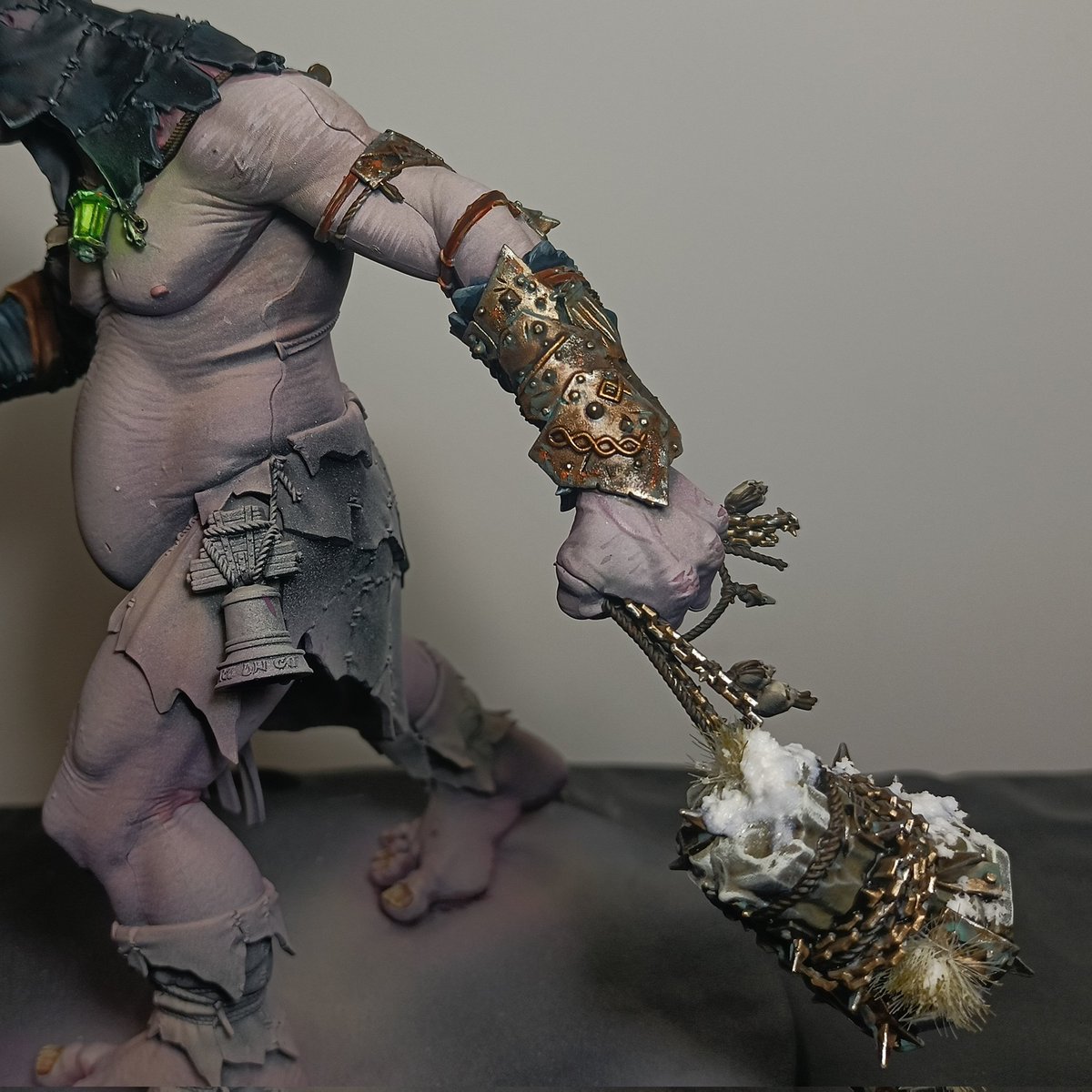 JaegerBlue's tweet image. Brazo izquierdo y a descansar.
Mucho menos espectacular que el izquierdo pero mucho más trabajoso.
#sonsofbehemat #ageofsigmar #warhammer #gargant