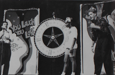 UIndyAlumni's tweet photo. #tbt to one of the several events put on by UIndy ISG in 1992, "If you laugh you lose." Today, UIndy students still attend fun events hosted by the Student Leadership Activities Board throughout the school year! @uindyslab https://t.co/aKk6jbd1qx
