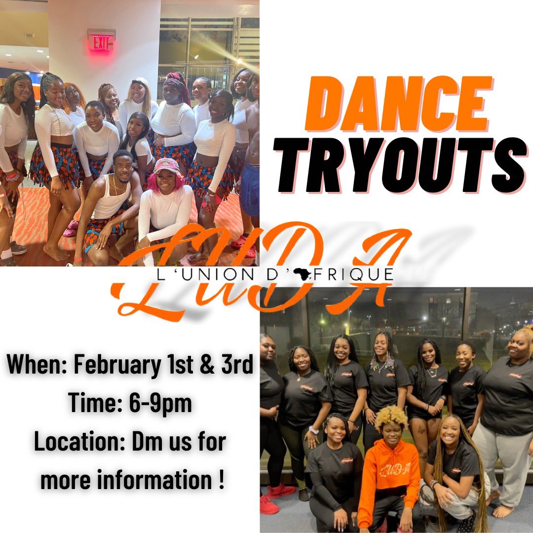 MorganStateASO's tweet image. Our very own dance team @LUnionDAfrique is hosting spring tryouts. If you think you got what it takes to join the team, feel free to dm @LUnionDAfrique for more information !!