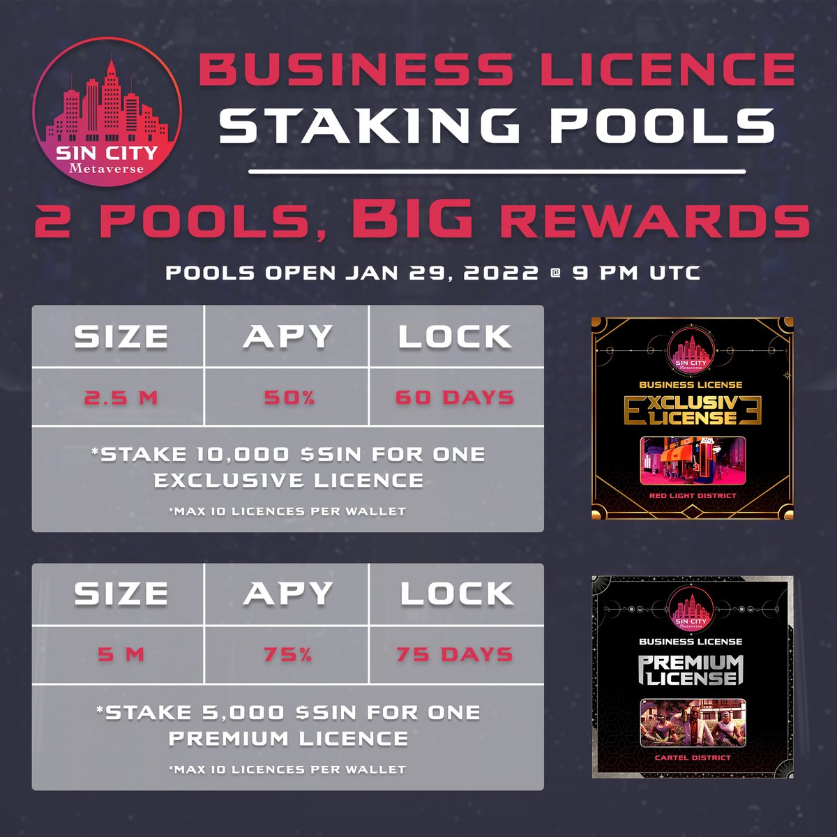 Sin City Metaverse (now SinVerse) tweet media
