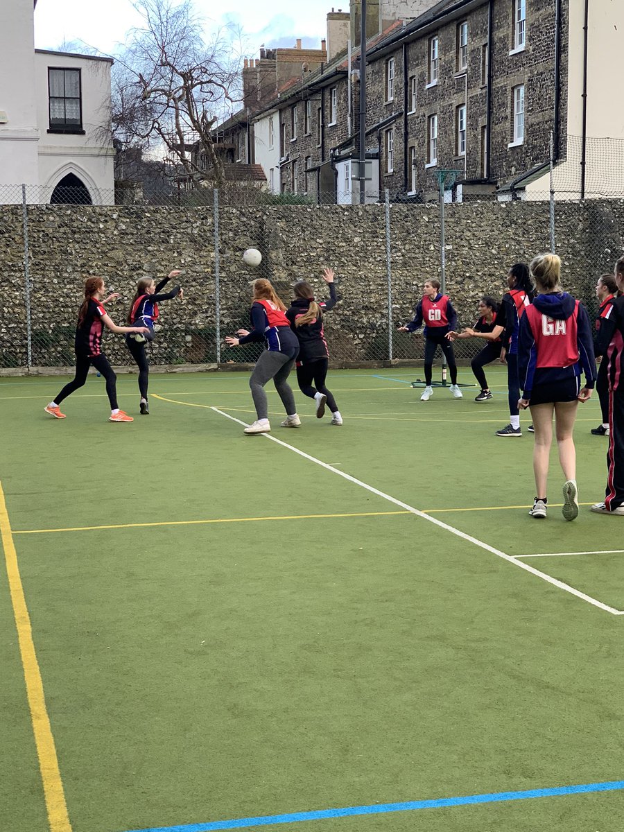 DoverCollSport's tweet photo. Great performance today from both senior netball teams against @bethanyschkent. Both matches were extremely competitive, with one resulting in a win and the other a loss. Great play by all involved! https://t.co/nMOTRDwZkc