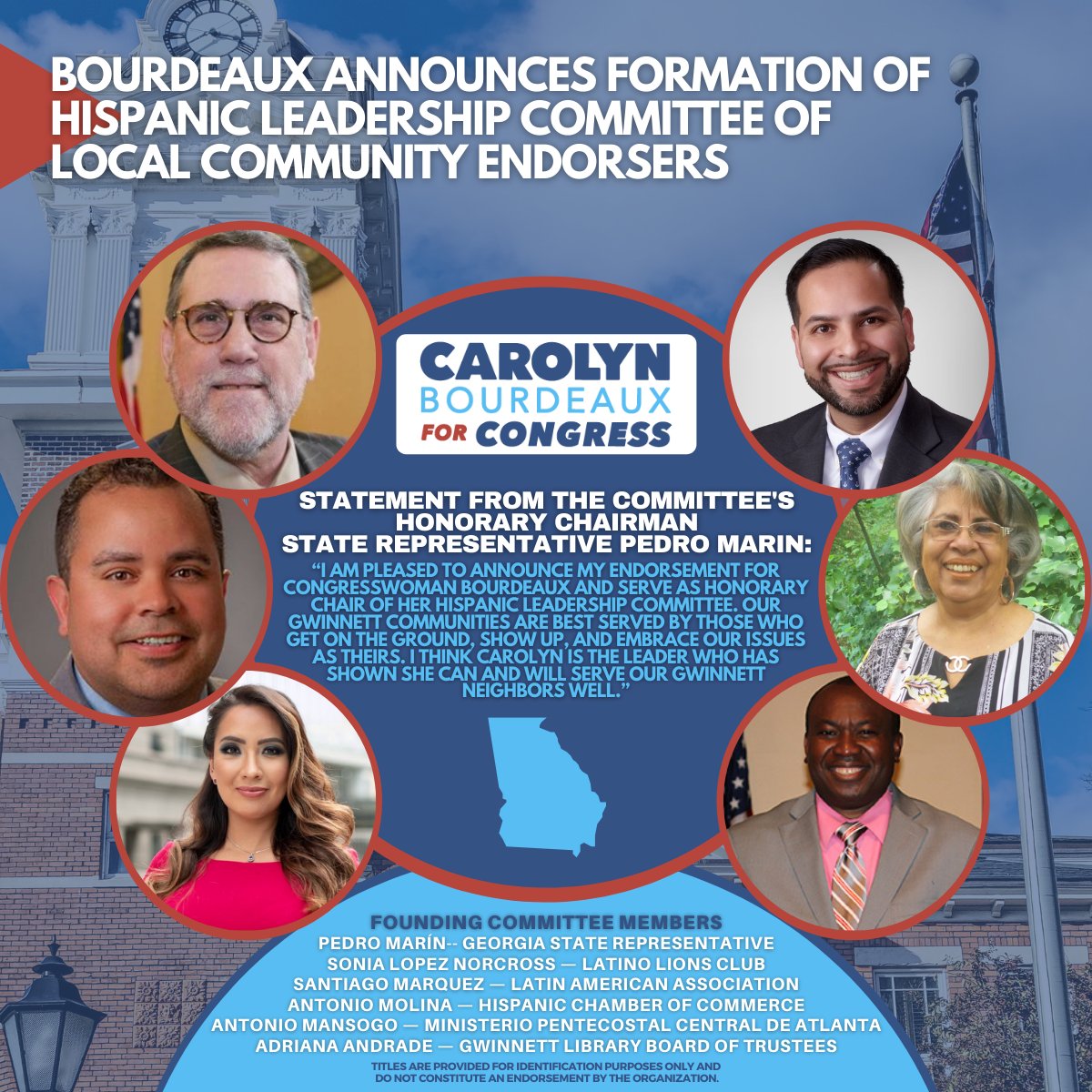 I'm proud that my campaign is powered by a diverse, grassroots coalition that is truly representative of our community. Georgia families deserve an advocate in Congress who understands their issues and will put in the work to get things done.