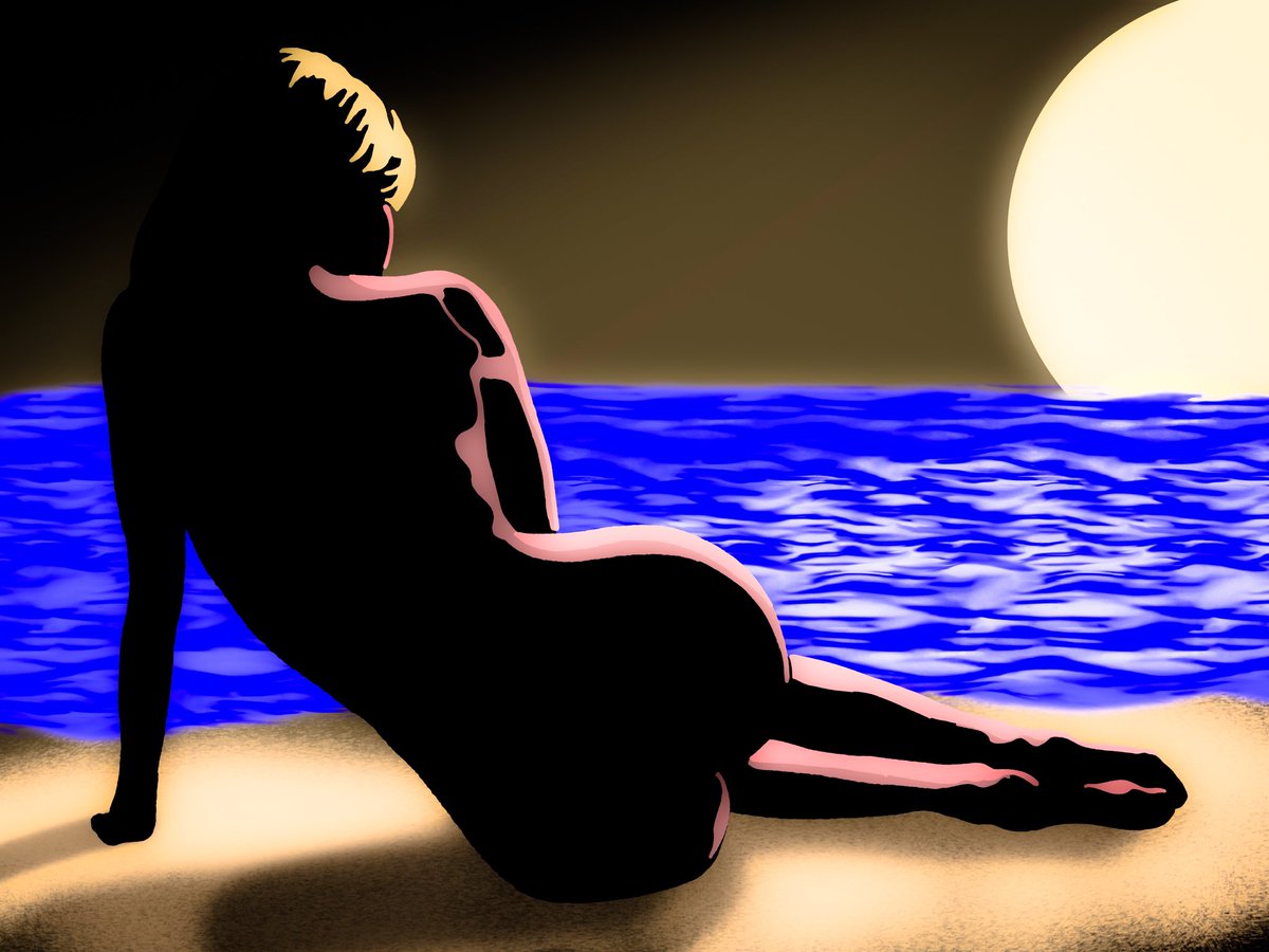 SirRenderArt's tweet photo. “Day Dreaming” Find that peaceful place in your mind and relax a bit. #sensualart #sirrender #beachvibes https://t.co/HdjobjXK8m