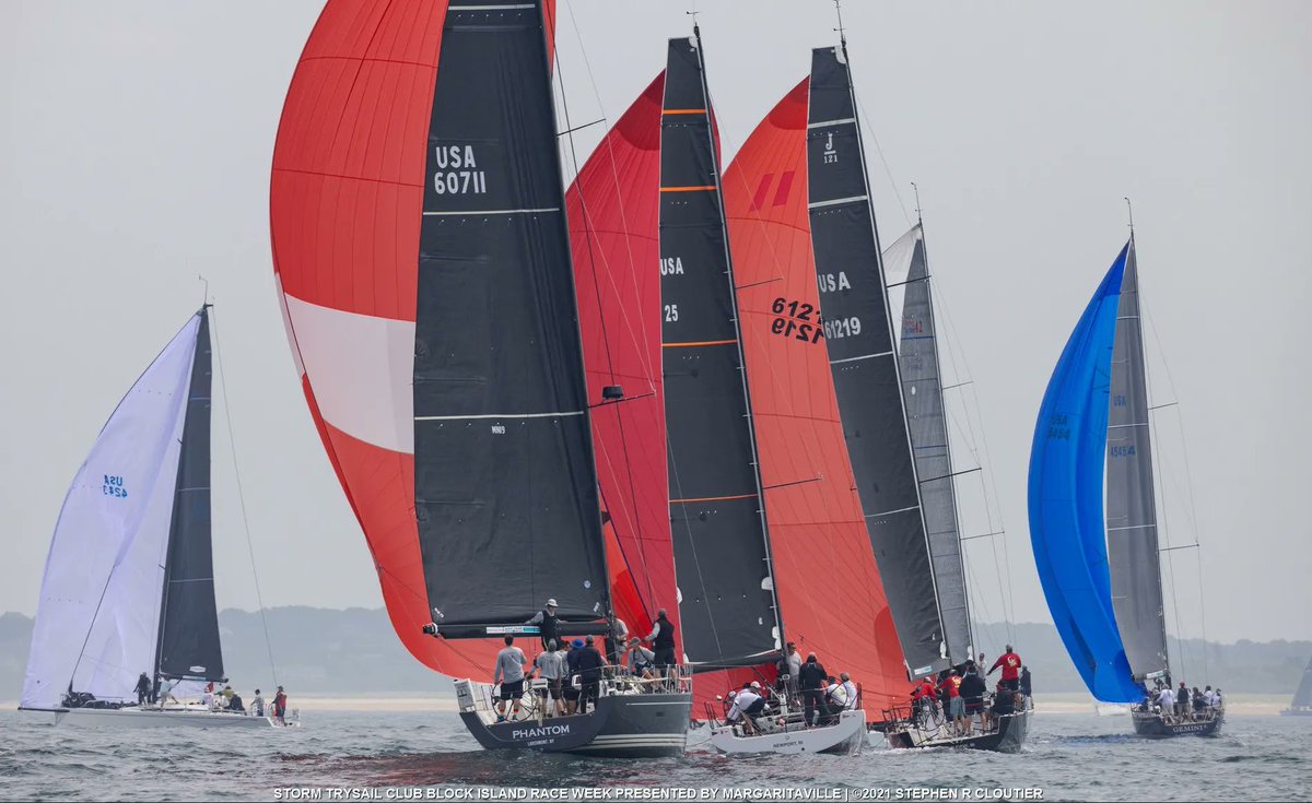 BIRaceWeek's tweet photo. Hope your #DownwindWednesday is going as well as it is for PHANTOM, GEMINI and the rest of the crew in this photo from day 2 of the 2021 BIRW.
Photo: Stephen R. Cloutier @BlockIslandSteve
#Stormtrysailclub #BIRaceWeek #BlockIslandRaceWeek #BIRW #BlockIsland https://t.co/fMiVD00LXd