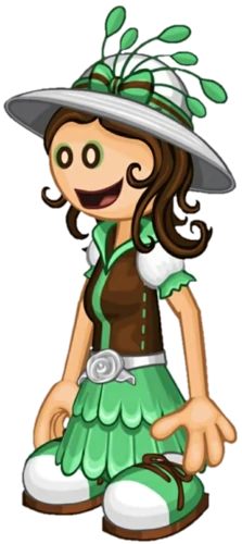 flowerloverotd's tweet photo. today's first florist otd is.. Julep from the Papa Louie Games! (she/her) https://t.co/IXSDtwM8dv