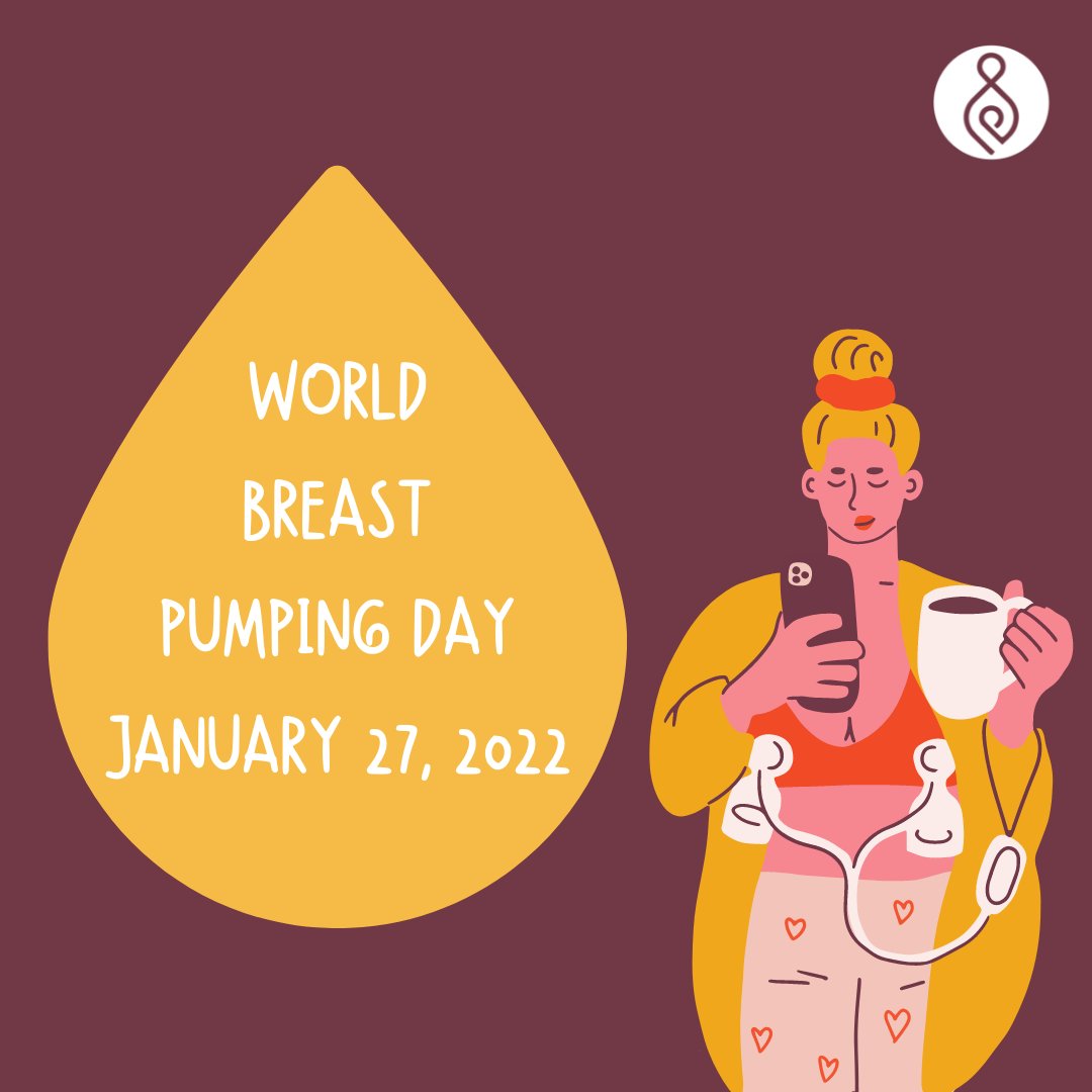 Happy #WorldBreastPumpingDay! On this day, we are #holdingspace for parents to talk about their pumping experiences. Pumping can be joyous, challenging, and overwhelming. No matter what, parents should feel pride and empowerment in their journeys!  
 #WBPD2022 #EveryDropCounts