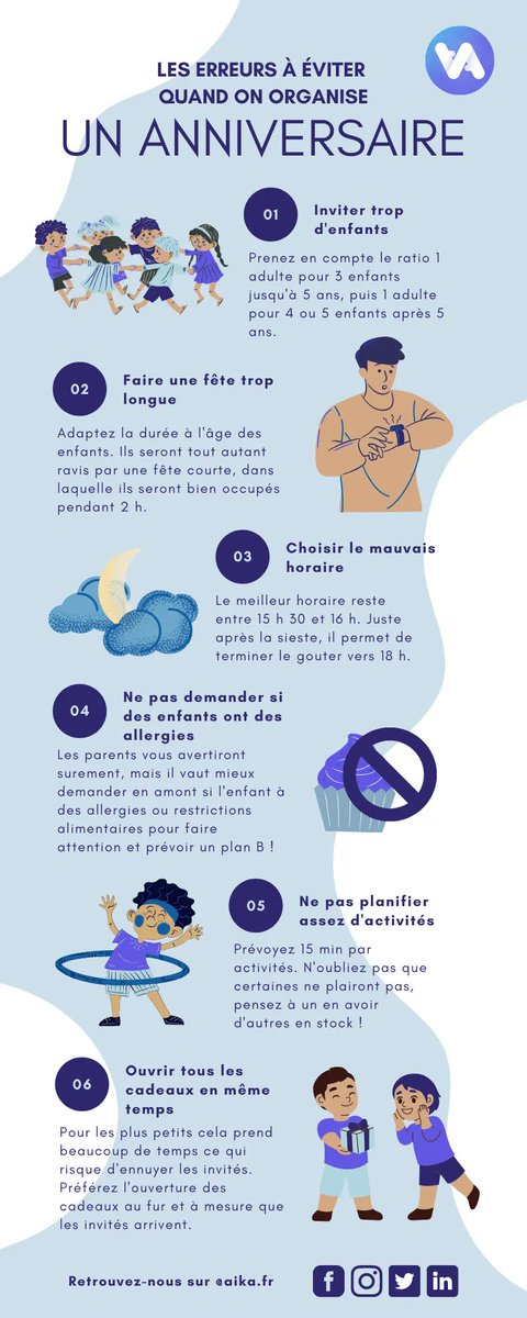 Vous planifiez une fête d'anniversaire pour vos enfants ? Voici les erreurs à éviter pour une fête réussie ! 🎈🎂