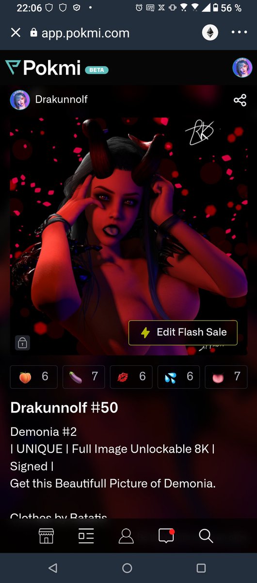 DrakunnolfxKaya's tweet photo. Hey peoples, how are you ?
I lowered the price of my unsold and old #NFTs, want something from me ? This is the moment !

Let's go !

This one for example only 3500 #PKN
https://t.co/bru7o56HI1
#nftsale #NFT #NFTCommunity #Pokmihq #Pokmi #PokenArmyProgram https://t.co/H9DbyFxDEC