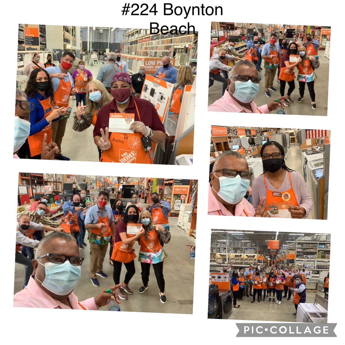 Our Division President Kelly recognizing or amazing associates at #6316 and #224!! Thank@you for visiting D154 !!