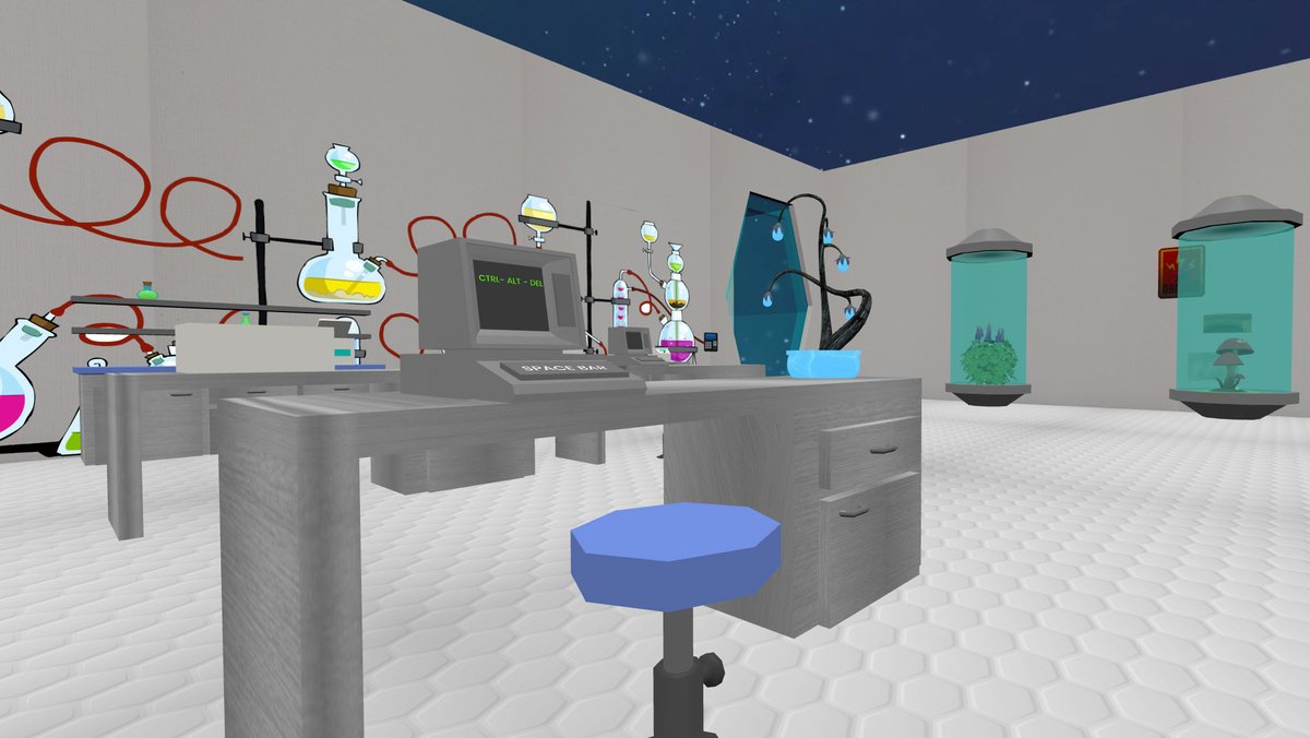 EduMetaverse's tweet photo. The Science lab is open! Now that we can use the clone machine.. Grab a copy for your own Metaverse at https://t.co/qlqh5w5ngf #science #virtualworld #nft #metaverse #education #teachers #scientist #iteacher #edumetaverse https://t.co/WvrjtySfjK