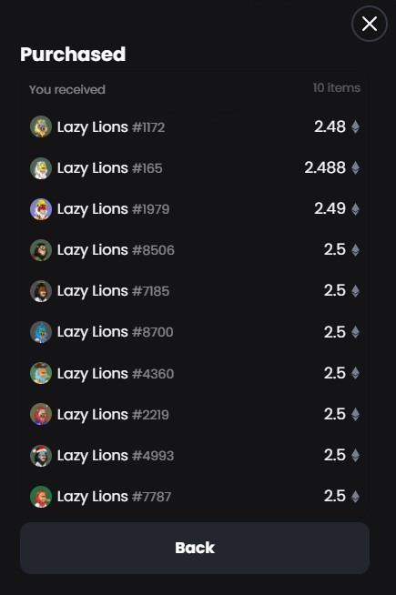 lordeco's tweet photo. I've just used the amazing @geniexyz sweep to buy 10 more @LazyLionsNFT!

Roadmap v2 coming soon, huge things to come and you know...
ROAR!

#LazyLions #nfts #nftcommunity #nftcollector https://t.co/YNjnTccdLw