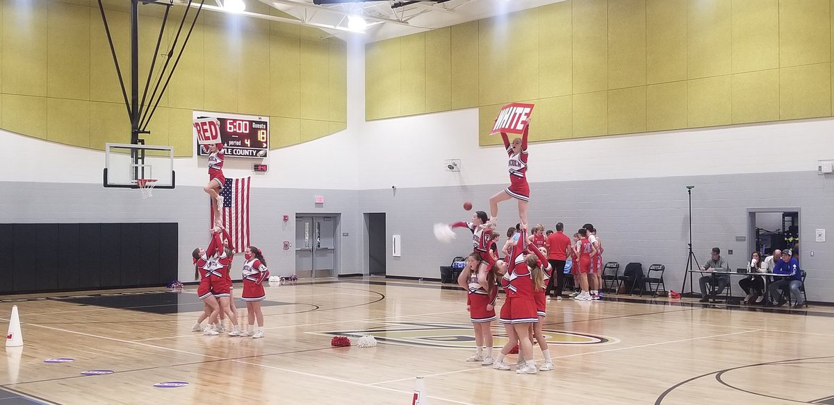 StacyBStory's tweet photo. From the defense, to the offense, to the cheering...it was Eagles all the way. 8th Grade Salt River Champions!!! YES!!🔴⚪🔵🦅🙌 https://t.co/8FxaTFWMkb