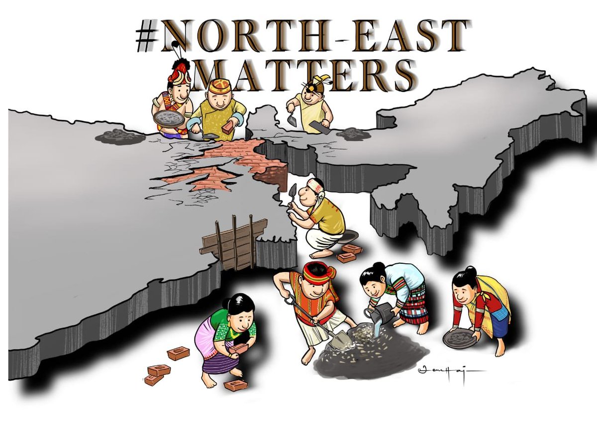 Regular Reminder to Mainstream Indians
#NorthEastMatters

Not just when there is a conflict or violence or elections or natural disasters - but always, it is very much part of India