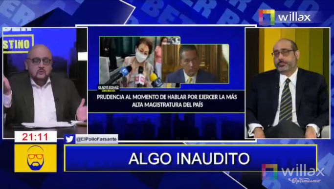 willaxtv's tweet photo. #BetoASaber | Fernán Altuve: Lo que está pasando es que faltan boloñas. 

En vivo: https://t.co/4AJELMLOQ2 
ClaroTV: C12 
MovistarTV: C16 
DirecTV: C1191  
BestCable: C8 https://t.co/J7gpES3YjR