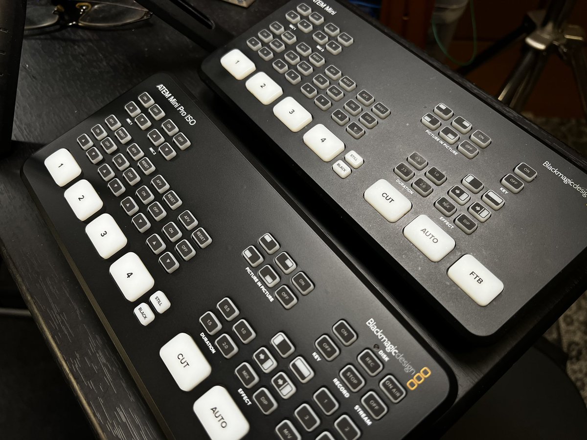 CandyAppleRed_H's tweet image. さて、入れ替えます🔥
#BlackmagicDesign #ATEMminiProiso