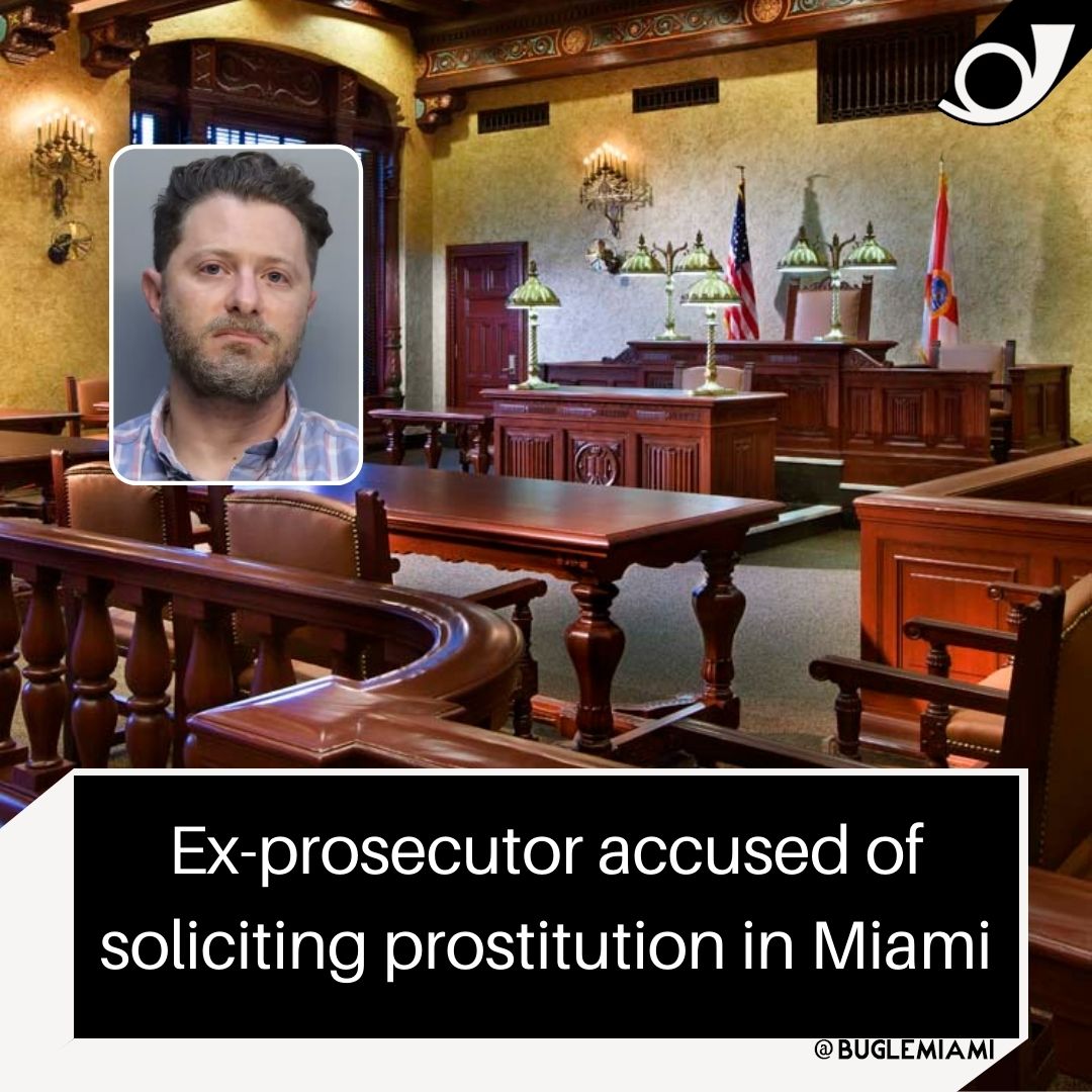 BugleMiami's tweet image. #DavidBenjamin approached two undercover police officers shortly before midnight at 44th Avenue and Eighth Street, and he agreed to pay $30 for a sex act at the nearby Campina Motel, police said.
#BugleMiami #MiamiNews