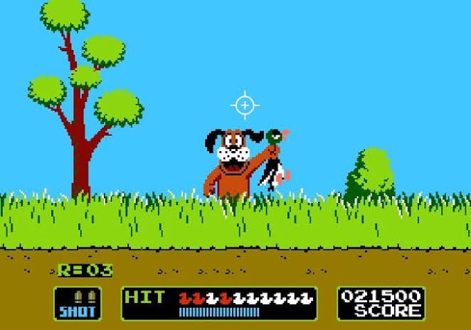 Игра охота денди. Duck Hunt Денди. Утиная охота игра на Денди. Денди собака с утками. Стрелять в уток Денди.