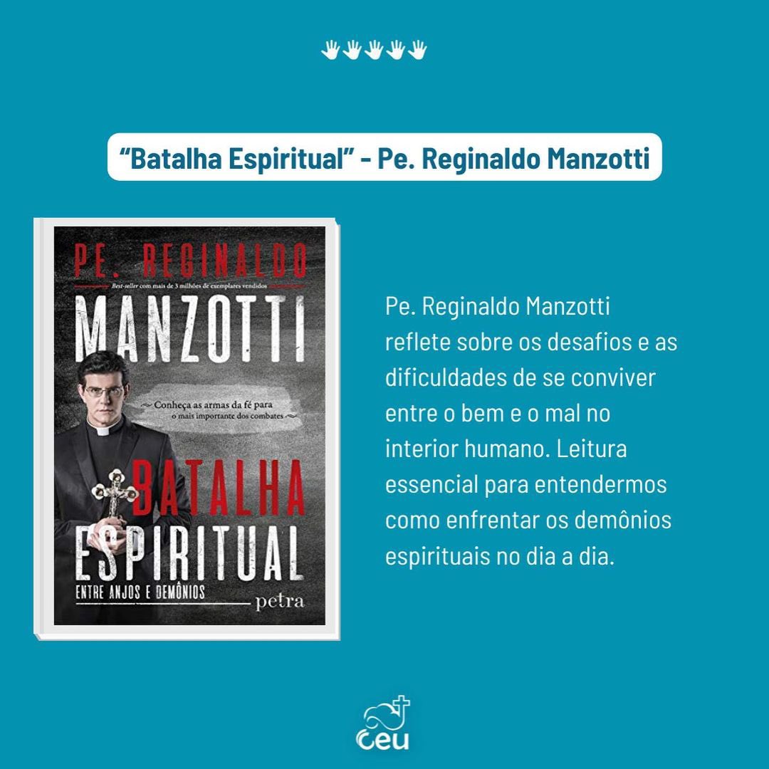 ceu_social's tweet photo. 4. “Batalha Espiritual” - Pe. Reginaldo Manzotti https://t.co/Xpjqn0TFG7