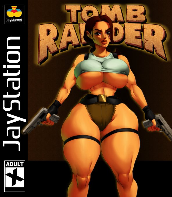 Lara Croft (PS1 Cover Remake version) | See future comic pages & pinups 4-5 weeks early & support the