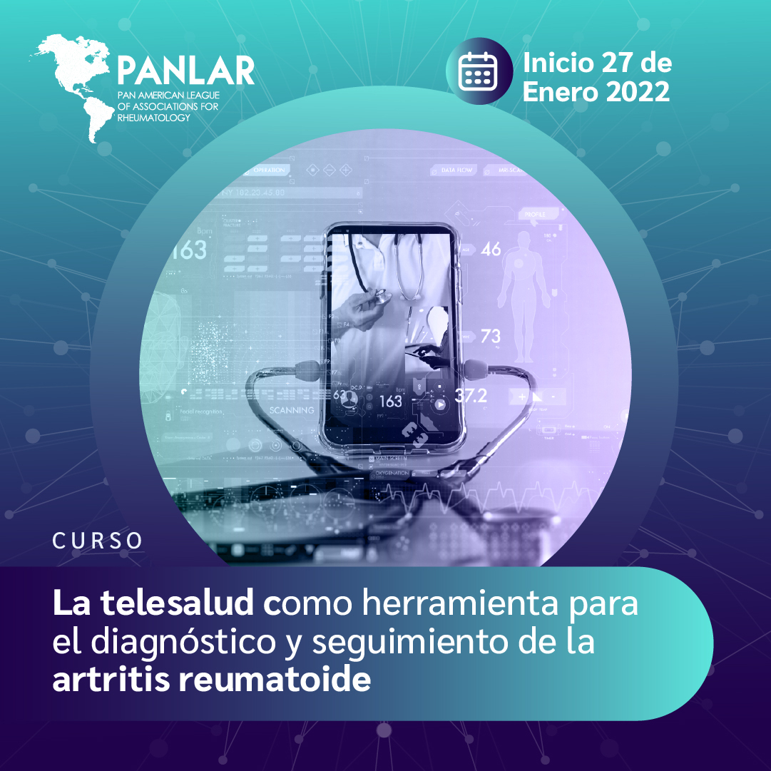 PanlarLeague's tweet image. Te invitamos a conocer el curso virtual: Telesalud como herramienta para el diagnóstico y seguimiento de la artritis reumatoide. Visita nuestro sitio web: bit.ly/CursoOnlineTel…