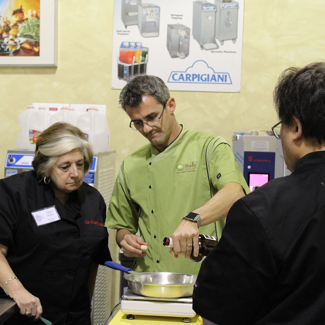 gtidesigns's tweet photo. #TBT to some of our past Gelato Seminars with Gianluigi Dellaccio, the Gelato Ambassador to the United States. 

Stay tuned, our new class schedule will be available soon!  

#ThrowBackThursday #Gelato #Classes #MakeGelato https://t.co/XZ4jZoMbF8