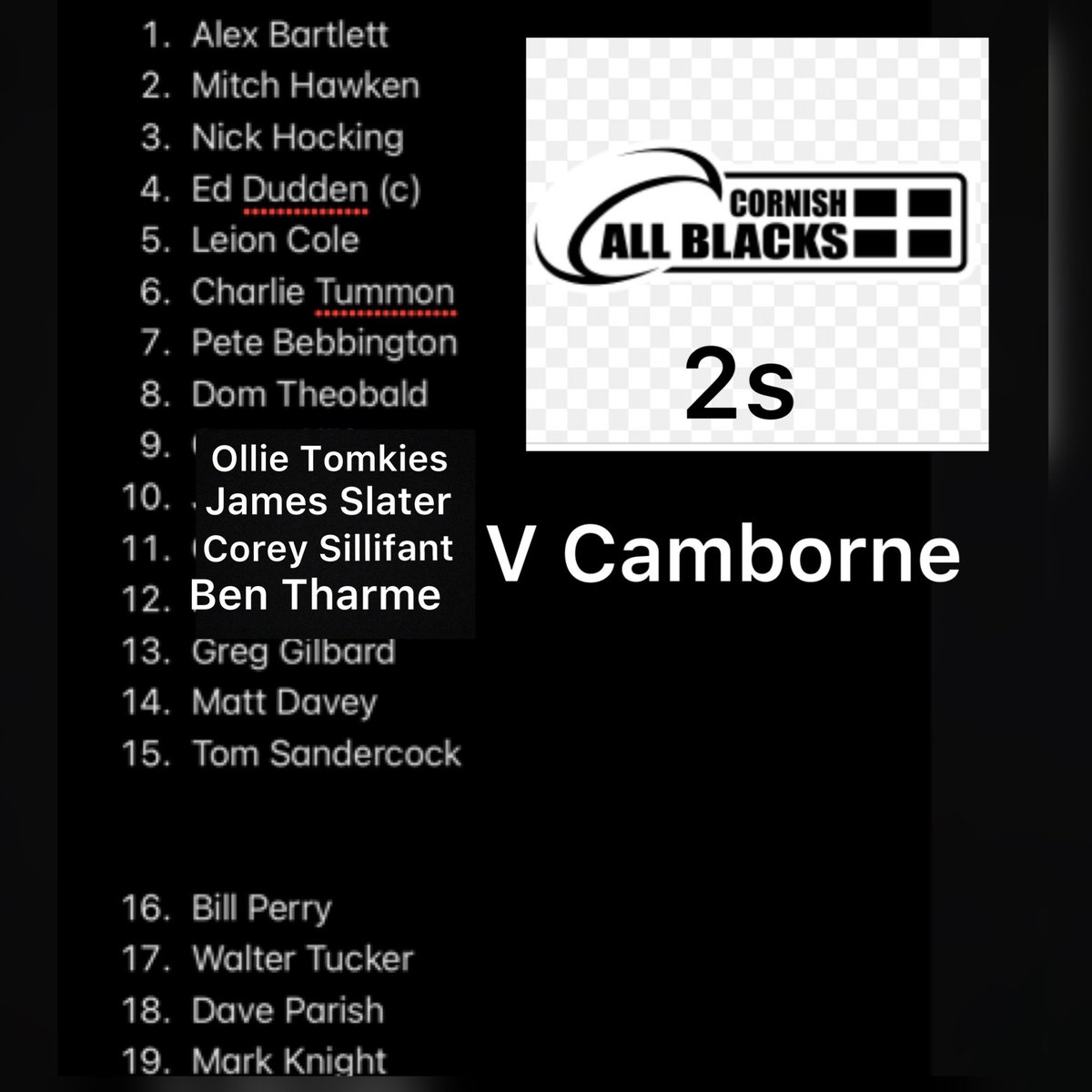 CABs_Rugby_Club's tweet photo. With 1st team rugby postponed, there’s still some 2s action.

They’ll be facing @cambornerfc 2s for the first time this season and as always. Look forward to the encounter. This’ll be a 2:00pm KO!!
@swsportsnews @CornwallSport https://t.co/ctg43xEkX9