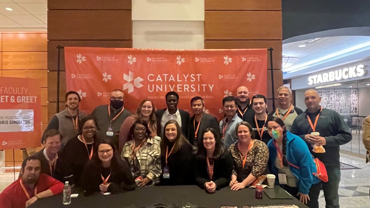 A REMARKABLE line-up of guest speakers inspired our Amerifirst team to take their personal, corporate, and community to new heights today at #CatalystU2022. Thank you Southwest Michigan First for another great leadership-building event!