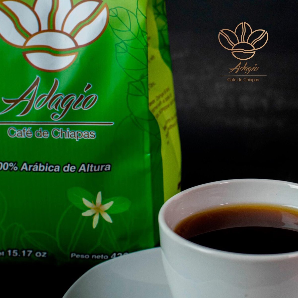 Saborea un rico café Chiapaneco. #CaféAdagio #SaborÚnicoSaborAdagio  
Visita ➡ cafeadagio.com.mx o escríbenos a ventas@cafeadagio.com.mx