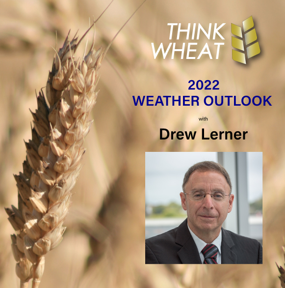 SaskWheat's tweet image. After a year of heat and drought, what might 2022 have in store?

Join us for our February 15 Think Wheat webinar where agricultural meteorologist Drew Lerner of World Weather, Inc. will give an outlook on the 2022 weather trends. 

To register, go to us06web.zoom.us/webinar/regist…